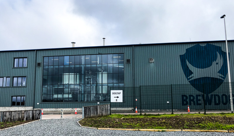 BrewDog brewery facility in Aberdeenshire