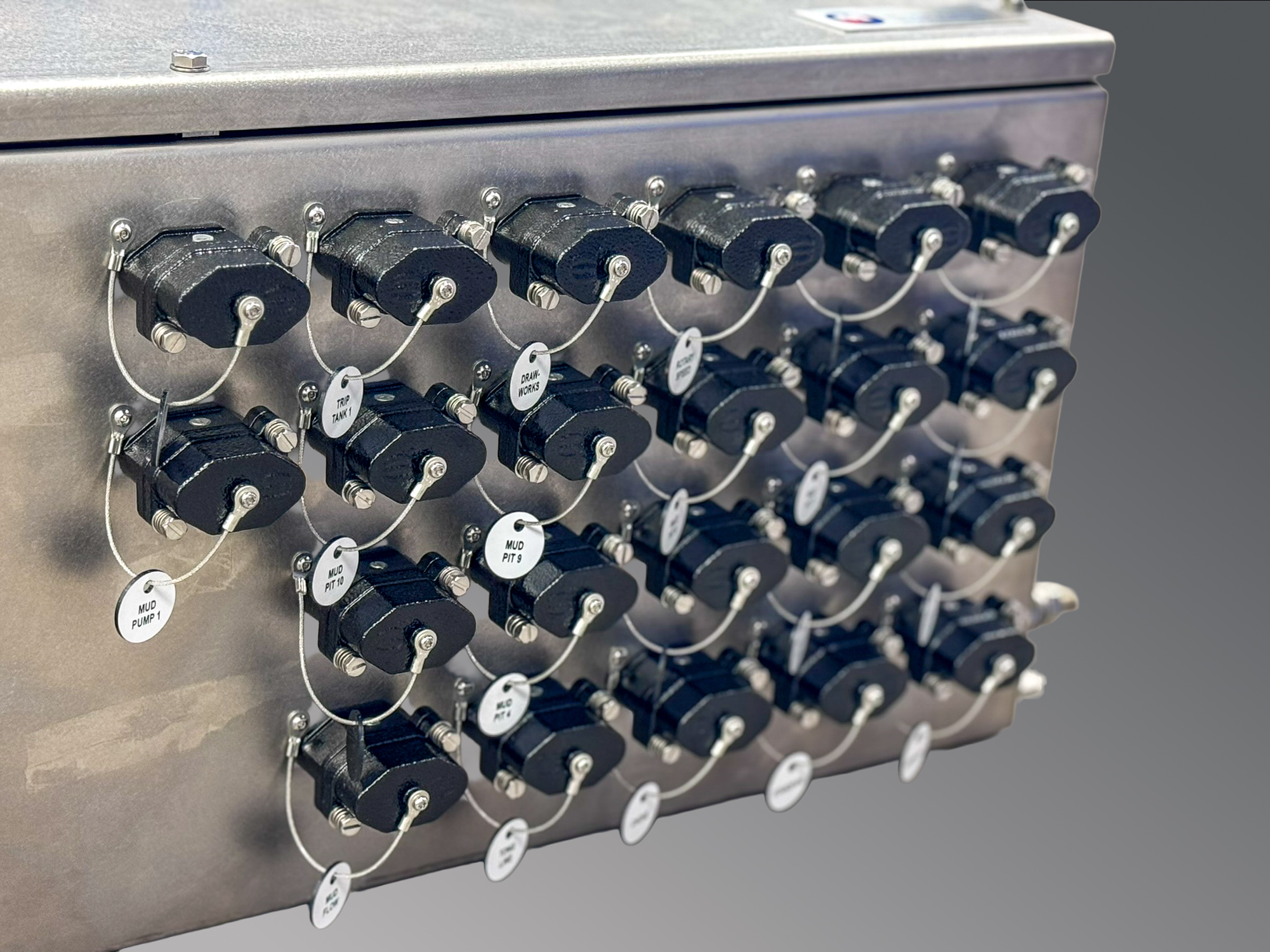 Quick-disconnect connectors for geothermal drilling DAQ rig-up and rig-down