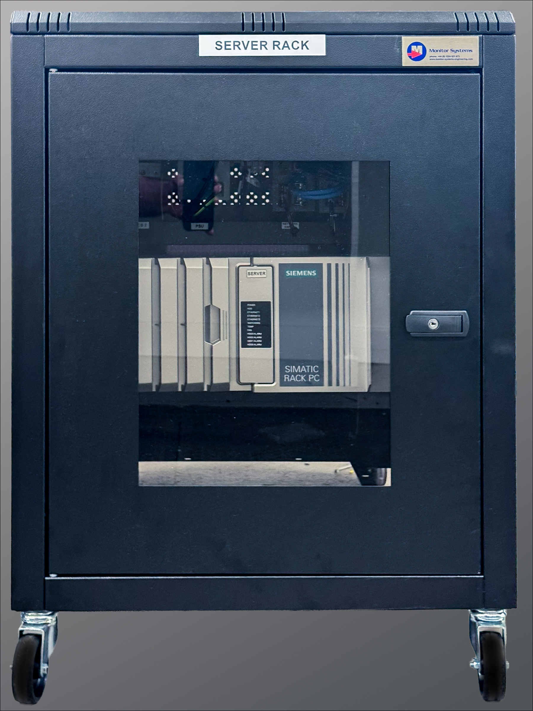 Rack-mounted server for geothermal drilling data acquisition