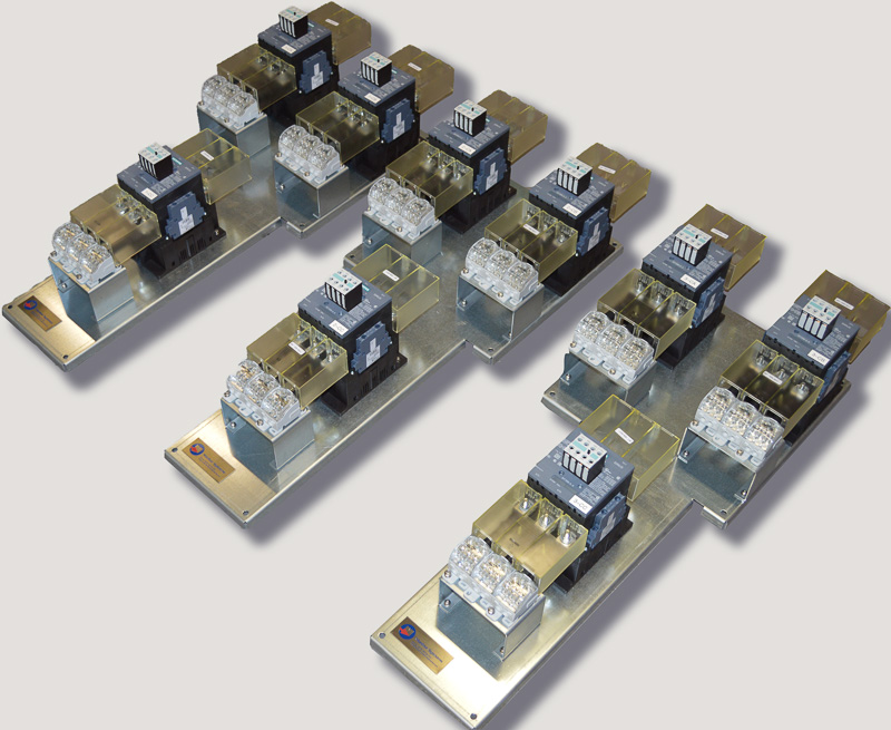 Single-chord jacking contactor assemblies for an RPD system